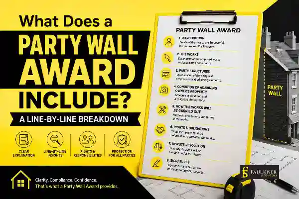 Party Wall Awards Explained Line-by-Line: What Property Owners and Neighbours Need to Know 1 What Does a Party Wall Award Include? A Line-by-Line Breakdown Croydon